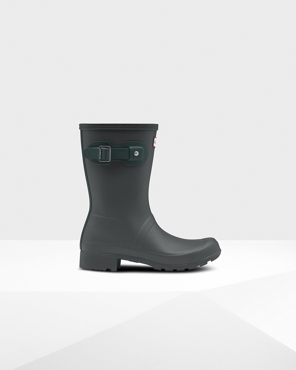 Women Hunter Original Tour Foldable | Short Rain Boots Deep Green | NZ-76820-QEGF